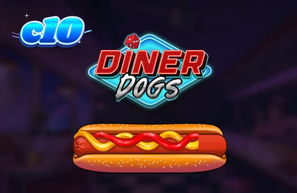Interface do jogo Diner Dogs com temática noir e símbolos de personagens